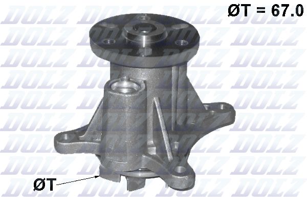 DOLZ C140 Water Pump, engine cooling