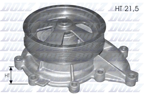 DOLZ E115 Water Pump, engine cooling