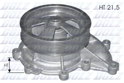 Water Pump, engine cooling DOLZ E115