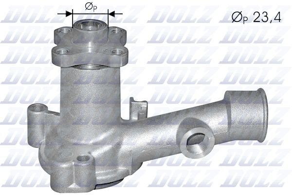 DOLZ F118 Water Pump, engine cooling