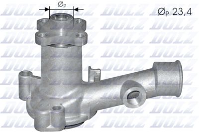 Water Pump, engine cooling DOLZ F118
