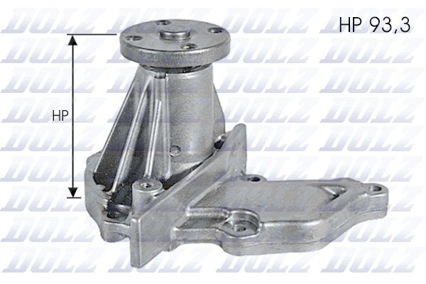 DOLZ F133 Water Pump, engine cooling