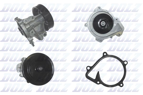 DOLZ F168 Water Pump, engine cooling