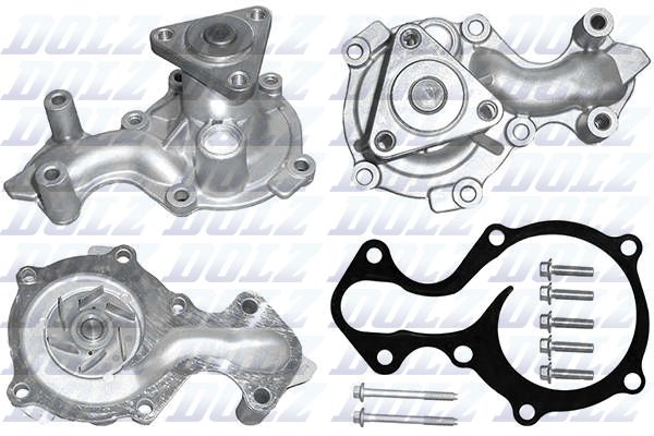 DOLZ F207 Water Pump, engine cooling