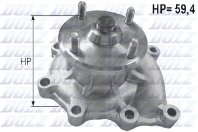 Water Pump, engine cooling DOLZ K103