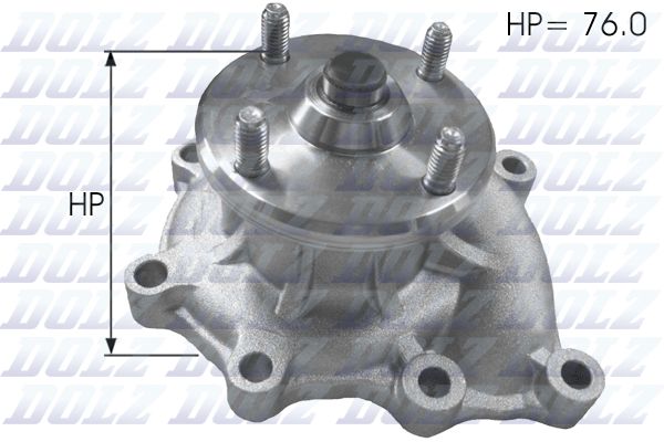 DOLZ K109 Water Pump, engine cooling