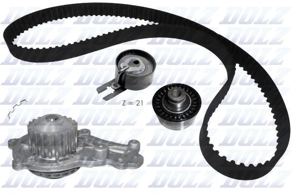 DOLZ KD015 Water Pump & Timing Belt Kit