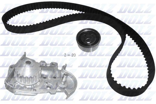 DOLZ KD018 Water Pump & Timing Belt Kit