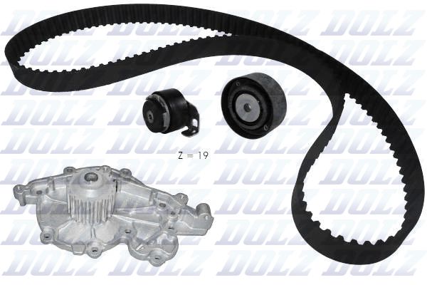 DOLZ KD019 Water Pump & Timing Belt Kit