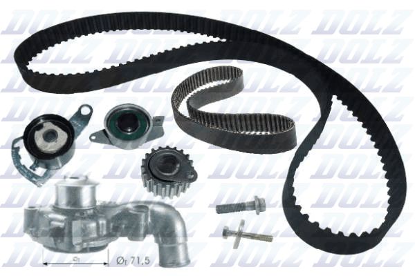 DOLZ KD029 Water Pump & Timing Belt Kit