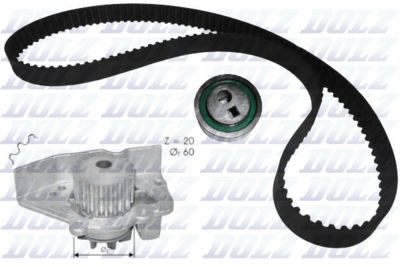 Water Pump & Timing Belt Kit DOLZ KD030