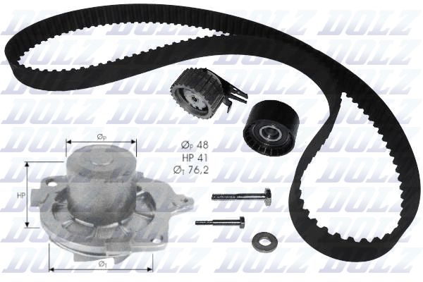 DOLZ KD032 Water Pump & Timing Belt Kit