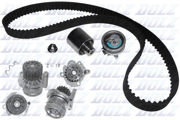DOLZ KD036 Water Pump & Timing Belt Kit