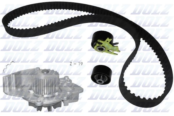DOLZ KD038 Water Pump & Timing Belt Kit