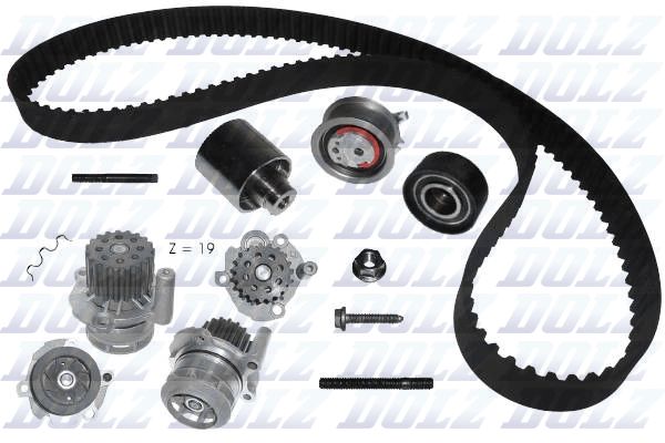DOLZ KD048 Water Pump & Timing Belt Kit