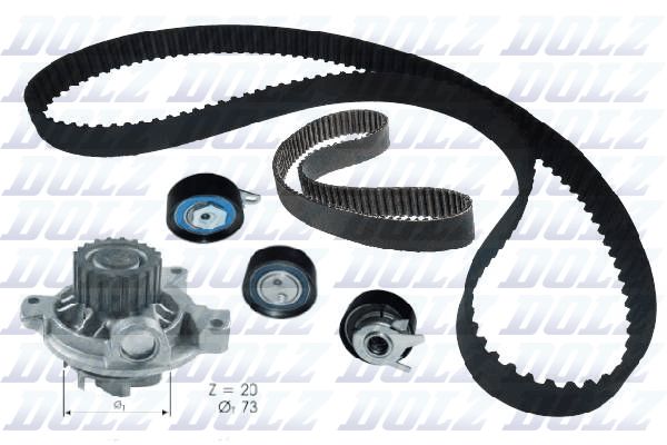 DOLZ KD052 Water Pump & Timing Belt Kit