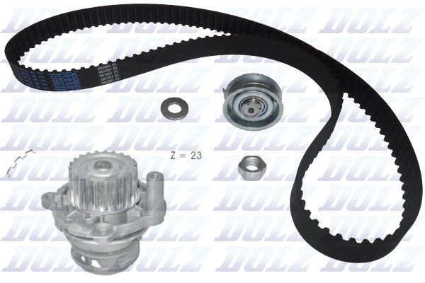 DOLZ KD063 Water Pump & Timing Belt Kit