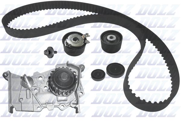 DOLZ KD073 Water Pump & Timing Belt Kit