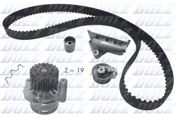 DOLZ KD082 Water Pump & Timing Belt Kit
