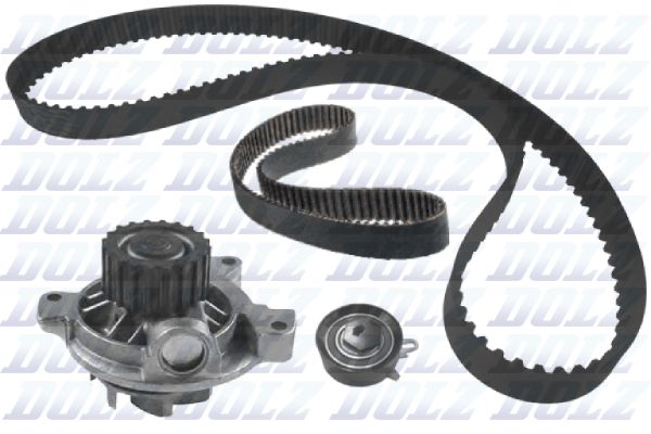 DOLZ KD087 Water Pump & Timing Belt Kit