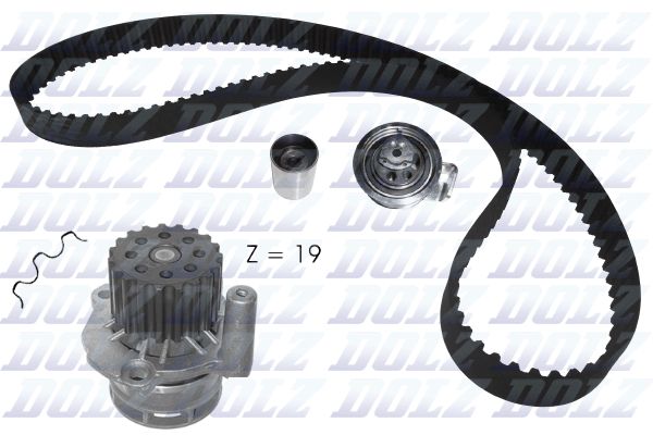 DOLZ KD105 Water Pump & Timing Belt Kit