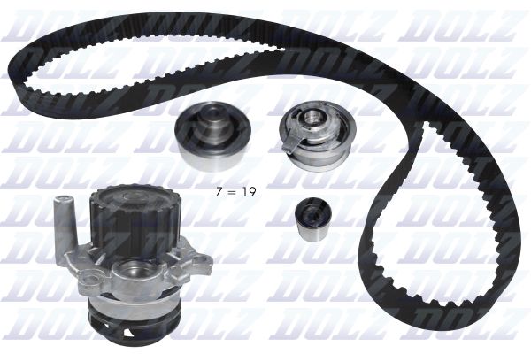 DOLZ KD108 Water Pump & Timing Belt Kit