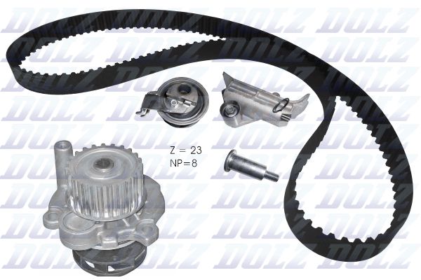 DOLZ KD110 Water Pump & Timing Belt Kit