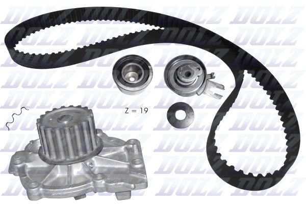 DOLZ KD111 Water Pump & Timing Belt Kit