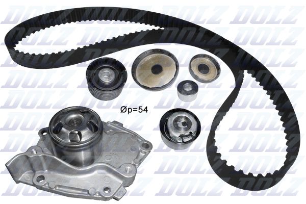 DOLZ KD117 Water Pump & Timing Belt Kit