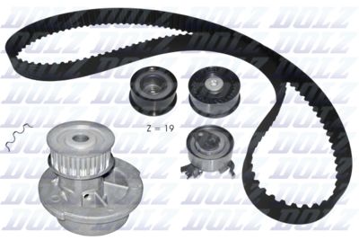 Water Pump & Timing Belt Kit DOLZ KD124