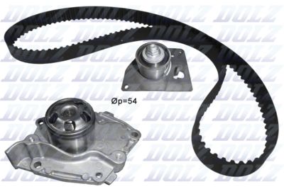 Water Pump & Timing Belt Kit DOLZ KD128