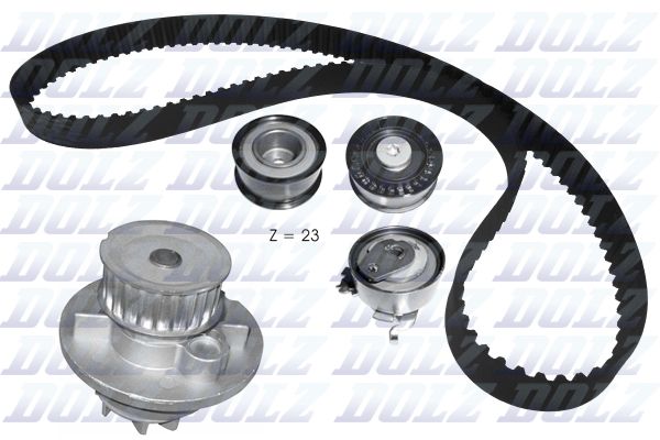 DOLZ KD132 Water Pump & Timing Belt Kit