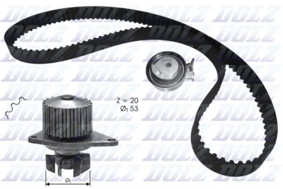 Water Pump & Timing Belt Kit DOLZ KD134