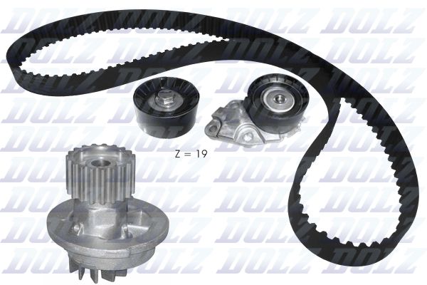 DOLZ KD144 Water Pump & Timing Belt Kit