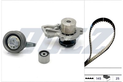 Water Pump & Timing Belt Kit DOLZ KD253