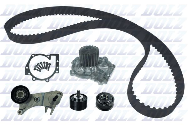 DOLZ KD254 Water Pump & Timing Belt Kit