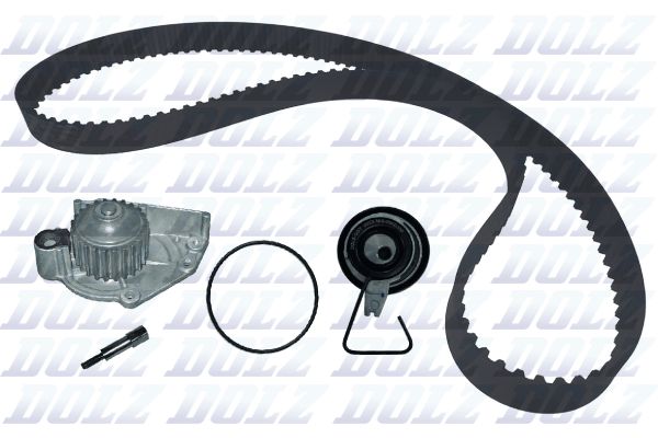 DOLZ KD297 Water Pump & Timing Belt Kit