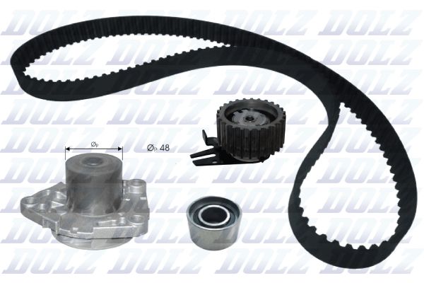DOLZ KD301 Water Pump & Timing Belt Kit