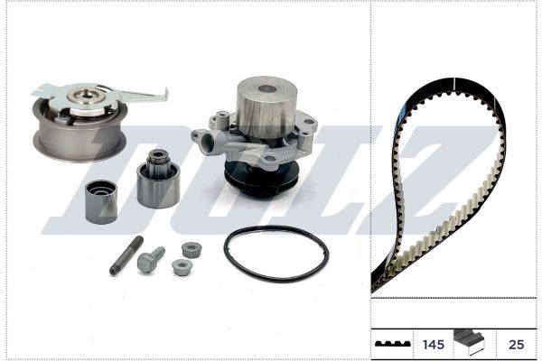 DOLZ KD304 Water Pump & Timing Belt Kit
