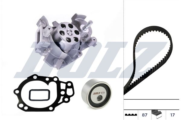 DOLZ KD348 Water Pump & Timing Belt Kit