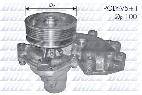 DOLZ L144 Water Pump, engine cooling