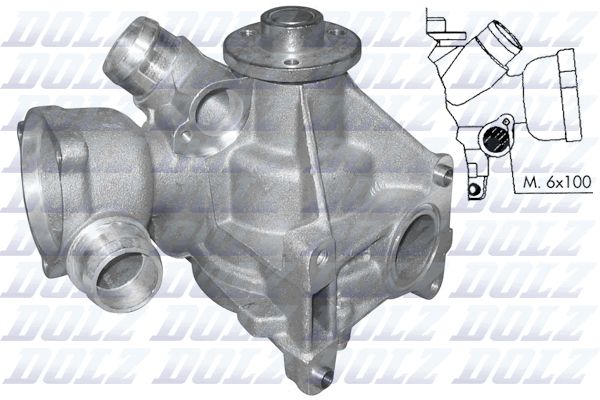 DOLZ M177 Water Pump, engine cooling