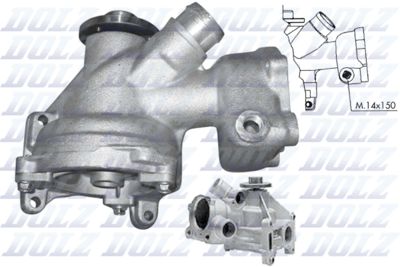 Water Pump, engine cooling DOLZ M194