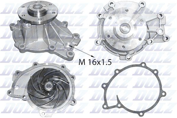 DOLZ M652 Water Pump, engine cooling