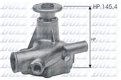 Water Pump, engine cooling DOLZ N121