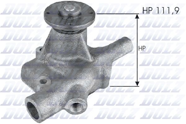 DOLZ N127 Water Pump, engine cooling