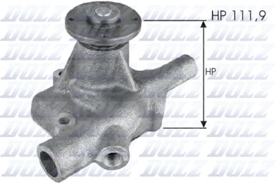 Water Pump, engine cooling DOLZ N127