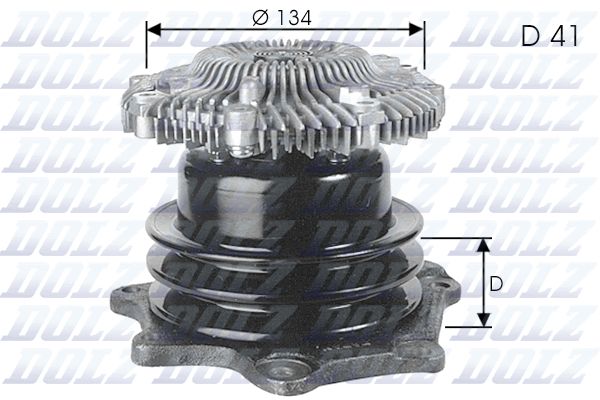 DOLZ N142 Water Pump, engine cooling
