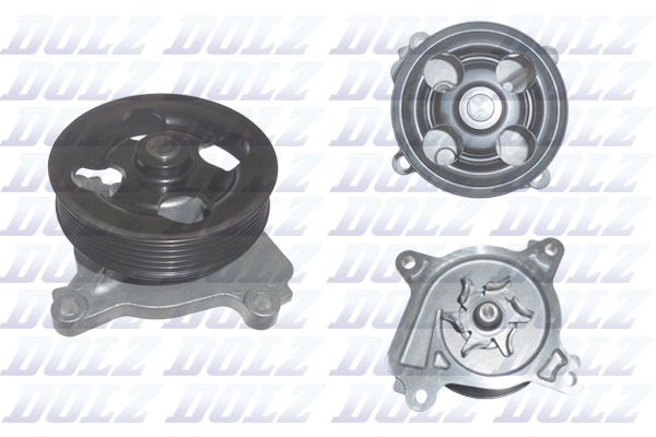 DOLZ N162 Water Pump, engine cooling