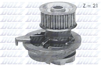 Water Pump, engine cooling DOLZ O108